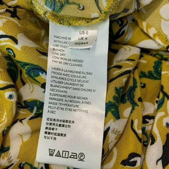 Anthropologie Maeve Rabbit Blouse Top Bunny Print - Picture 11 of 12